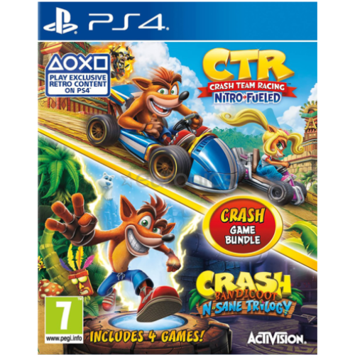  Crash Team Racing + Crash Bandicoot N.Sane Trilogy Bundle PS4 